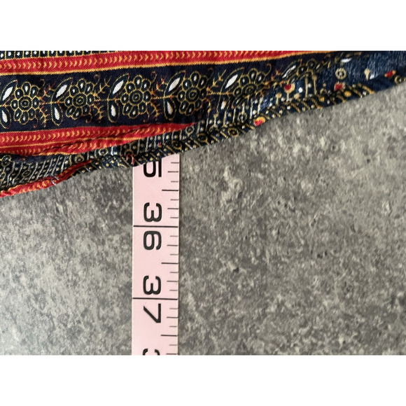 Aravay Boho Wide Leg Pants Size Medium Celestial Hippie Festival Flare Peasant - Picture 7 of 9